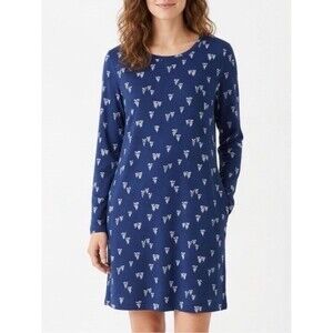 Charter Club Intimates XS Forest Stroll Long Sleeve Sleep Shirt